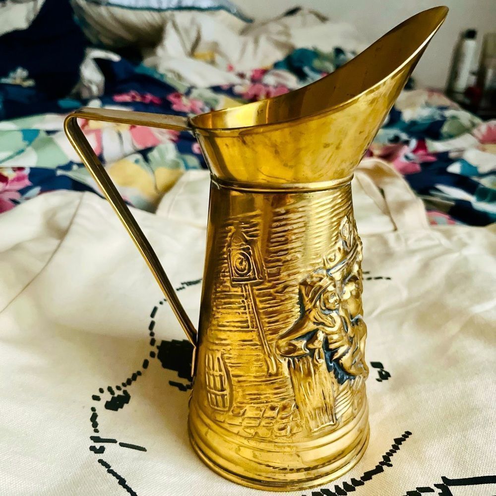 Vintage Brass Pitcher